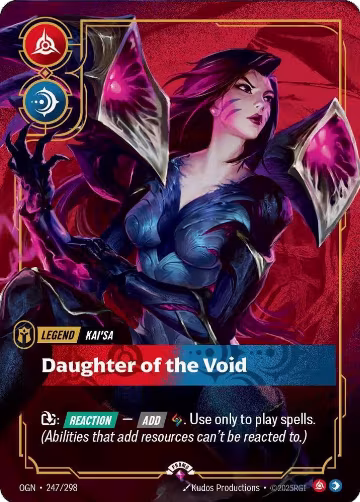 Kai'Sa, Daughter of the Void (Metal) (Best Of) (247/298), Riftbound Organized Play Promotional Cards — Riftbound card price