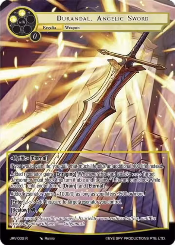 Durandal Angelic Sword (JRV-002 R), Journey to Ravidra — Force of Will card price