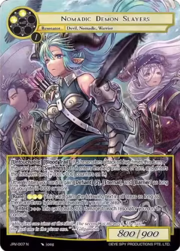 Nomadic Demon Slayers (JRV-007 N), Journey to Ravidra — Force of Will card price