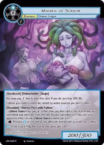 Maiden of Sorrow (JRV-028 R), Journey to Ravidra — Force of Will card price