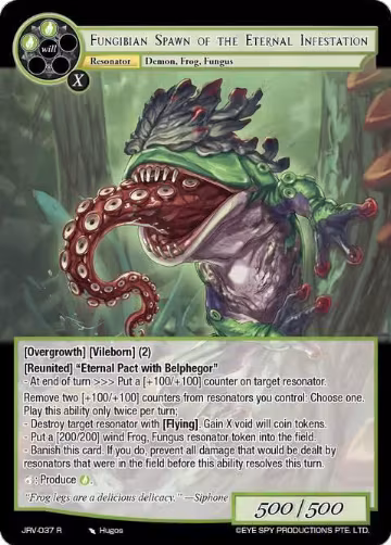 Fungibian Spawn of the Eternal Infestation (JRV-037 R), Journey to Ravidra — Force of Will card price