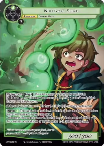Nullivore Slime (JRV-042 N), Journey to Ravidra — Force of Will card price