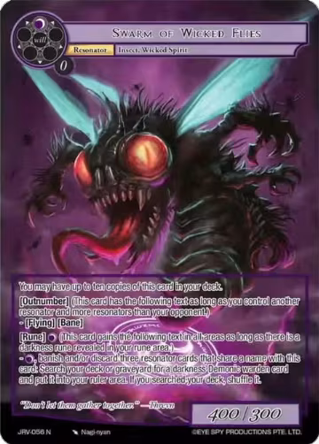 Swarm of Wicked Flies (JRV-056 N), Journey to Ravidra — Force of Will card price