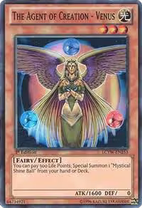 The Agent of Creation - Venus (LCYW-EN253), Legendary Collection 3: Yugi's World — Yu-Gi-Oh! card price