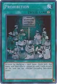 Prohibition (LCYW-EN267), Legendary Collection 3: Yugi's World — Yu-Gi-Oh! card price