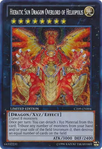 Hieratic Sun Dragon Overlord of Heliopolis (CT09-EN004) — card price