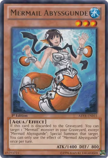 Mermail Abyssgunde (ABYR-EN015), Abyss Rising — Yu-Gi-Oh! card price