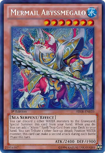 Mermail Abyssmegalo (ABYR-EN020), Abyss Rising — Yu-Gi-Oh! card price