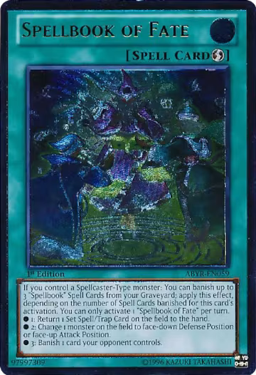 Spellbook of Fate (UTR) (ABYR-EN059), Abyss Rising — Yu-Gi-Oh! card price