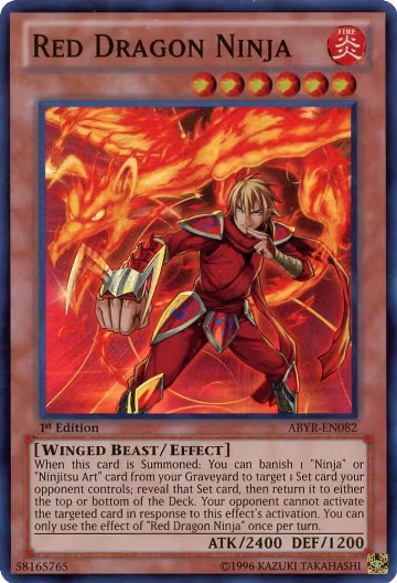 Red Dragon Ninja (ABYR-EN082), Abyss Rising — Yu-Gi-Oh! card price