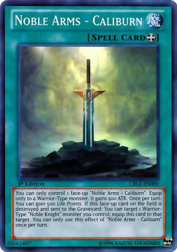 Noble Arms - Caliburn (CBLZ-EN000), Cosmo Blazer — Yu-Gi-Oh! card price