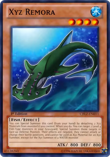 Xyz Remora (CBLZ-EN011), Cosmo Blazer — Yu-Gi-Oh! card price