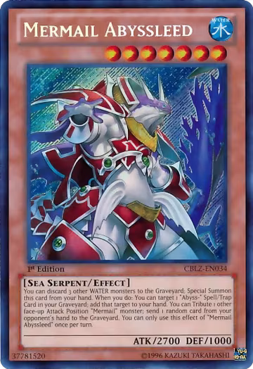 Mermail Abyssleed (CBLZ-EN034), Cosmo Blazer — Yu-Gi-Oh! card price