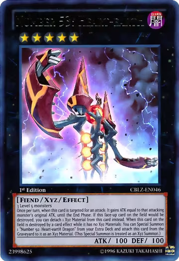 Number 53: Heart-eartH (CBLZ-EN046), Cosmo Blazer — Yu-Gi-Oh! card price