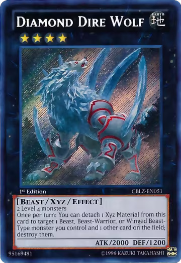 Diamond Dire Wolf (CBLZ-EN051), Cosmo Blazer — Yu-Gi-Oh! card price