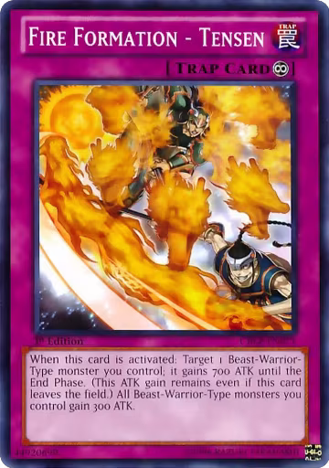 Fire Formation - Tensen (CBLZ-EN071), Cosmo Blazer — Yu-Gi-Oh! card price