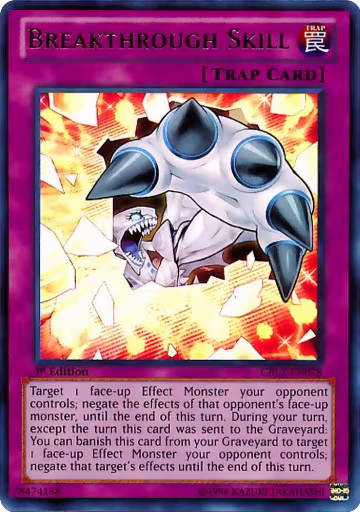Breakthrough Skill (CBLZ-EN078), Cosmo Blazer — Yu-Gi-Oh! card price