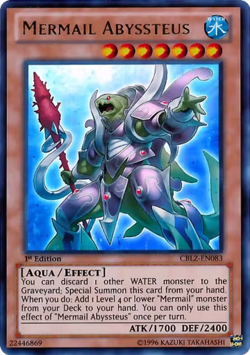 Mermail Abyssteus (CBLZ-EN083), Cosmo Blazer — Yu-Gi-Oh! card price