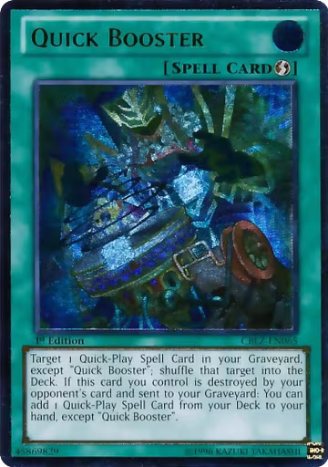 Quick Booster (UTR) (CBLZ-EN065), Cosmo Blazer — Yu-Gi-Oh! card price