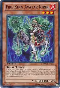 Fire King Avatar Kirin (SDOK-EN003), Structure Deck: Onslaught of the Fire Kings — Yu-Gi-Oh! card price