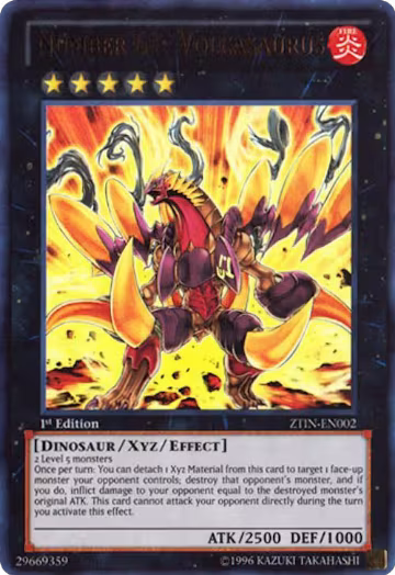 Number 61: Volcasaurus (ZTIN-EN002) — card price