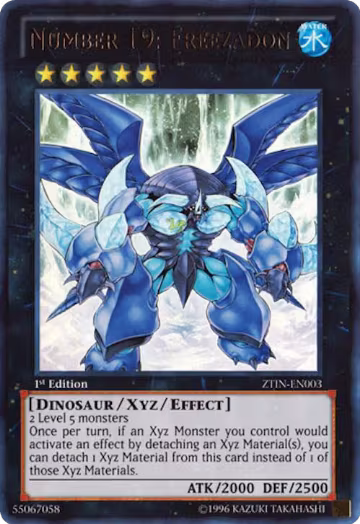 Number 19: Freezadon (ZTIN-EN003) — card price