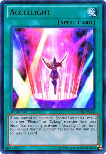 Accellight (ZTIN-EN016), 2013 Zexal Collection Tin — Yu-Gi-Oh! card price