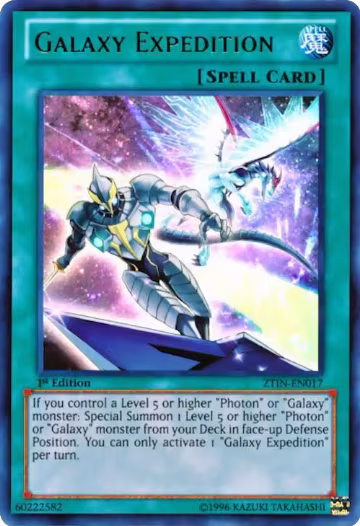 Galaxy Expedition (ZTIN-EN017), 2013 Zexal Collection Tin — Yu-Gi-Oh! card price
