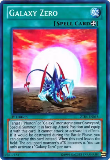 Galaxy Zero (ZTIN-EN018), 2013 Zexal Collection Tin — Yu-Gi-Oh! card price