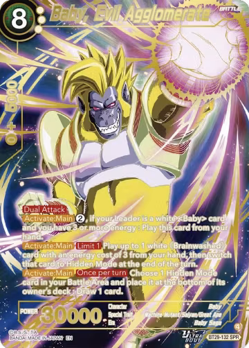 Baby, Evil Agglomerate (SPR) (BT29-132), Fearsome Rivals — DB Super card price