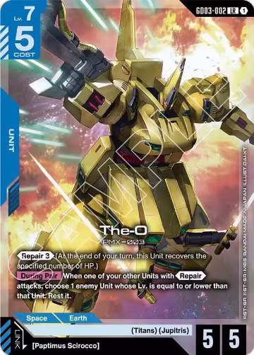 The-O (GD03-002), Steel Requiem — Gundam card price