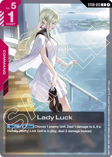 Lady Luck (ST08-013), Starter Deck 08: Flash of Radiance — Gundam card price