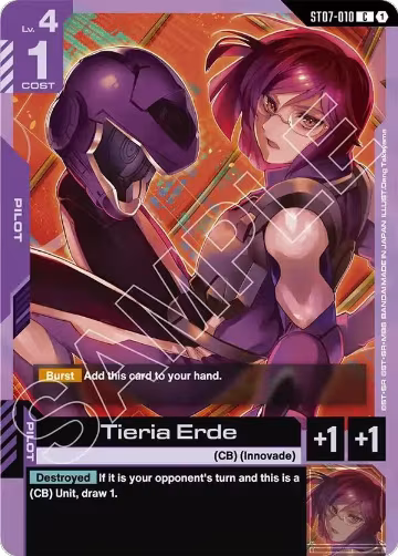 Tieria Erde (ST07-010), Starter Deck 07: Celestial Drive — Gundam card price