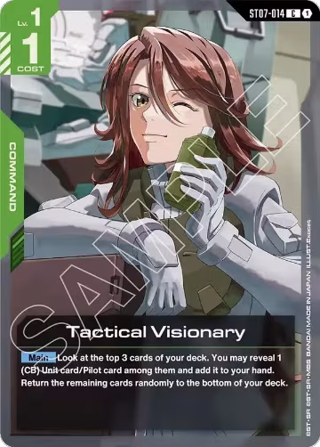 Tactical Visionary (ST07-014), Starter Deck 07: Celestial Drive — Gundam card price