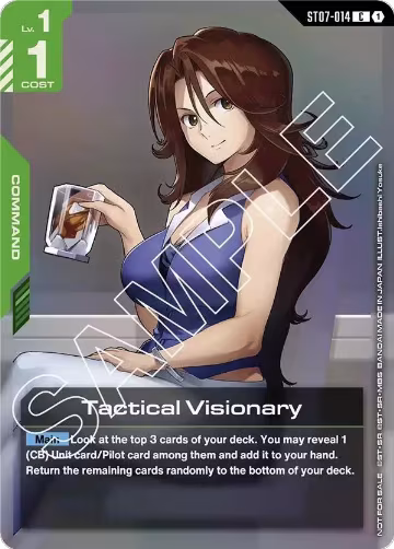 Tactical Visionary (Store Tournament Participant Pack 03) (ST07-014), Gundam Promotional Cards — Gundam card price