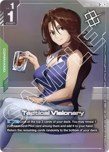 Tactical Visionary (Store Tournament Winner Pack 03) (ST07-014), Gundam Promotional Cards — Gundam card price