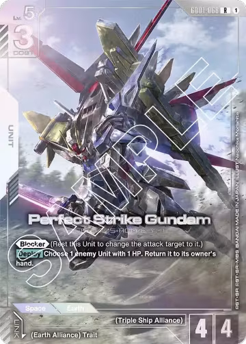 Perfect Strike Gundam (Premium Card Collection) (GD01-068), Gundam Promotional Cards — Gundam card price