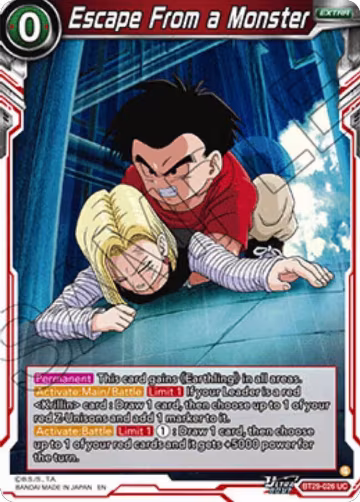 Escape From a Monster (BT29-026), Fearsome Rivals — DB Super card price