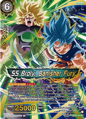 SS Broly, Banisher Fury (BT29-145), Fearsome Rivals — DB Super card price