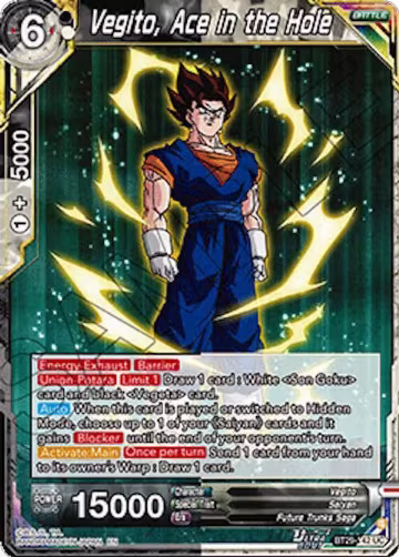 Vegito, Ace in the Hole (BT29-142), Fearsome Rivals — DB Super card price