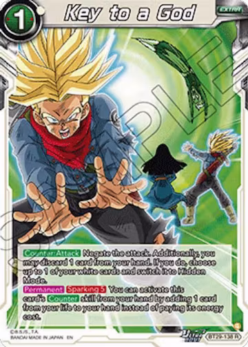 Key to a God (BT29-138), Fearsome Rivals — DB Super card price