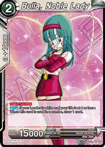 Bulla, Noble Lady (BT29-131), Fearsome Rivals — DB Super card price