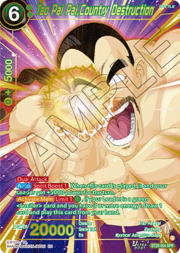 Tao Pai Pai, Country Destruction (SPR) (BT29-054), Fearsome Rivals — DB Super card price