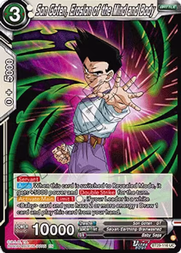 Son Goten, Erosion of the Mind and Body (BT29-116), Fearsome Rivals — DB Super card price