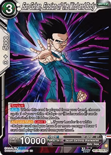 Son Gohan, Erosion of the Mind and Body (BT29-114), Fearsome Rivals — DB Super card price