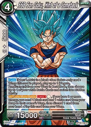 SSB Son Goku, Hint of a Comeback (BT29-108), Fearsome Rivals — DB Super card price