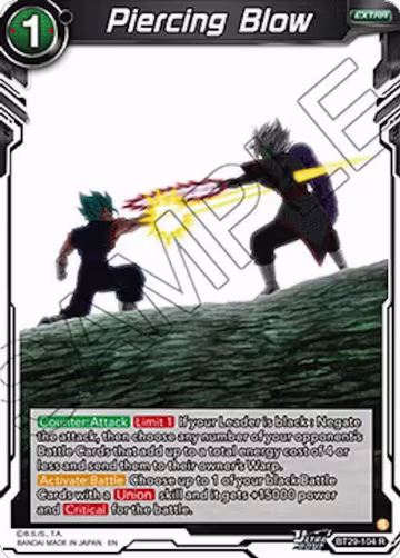 Piercing Blow (BT29-104), Fearsome Rivals — DB Super card price