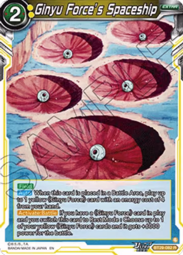 Ginyu Force’s Spaceship (BT29-082), Fearsome Rivals — DB Super card price