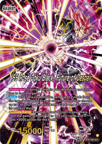 Goku Black // SS Rose Goku Black, Future of Despair (SLR) (BT29-086) — card price