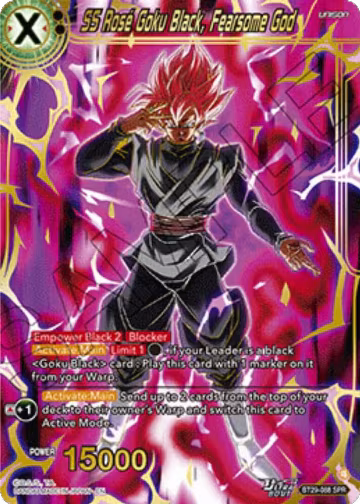 SS Rose Goku Black, Fearsome God (SPR) (BT29-088), Fearsome Rivals — DB Super card price